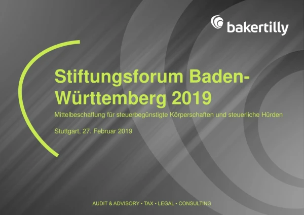 Stiftungsforum Baden-Württemberg 2019