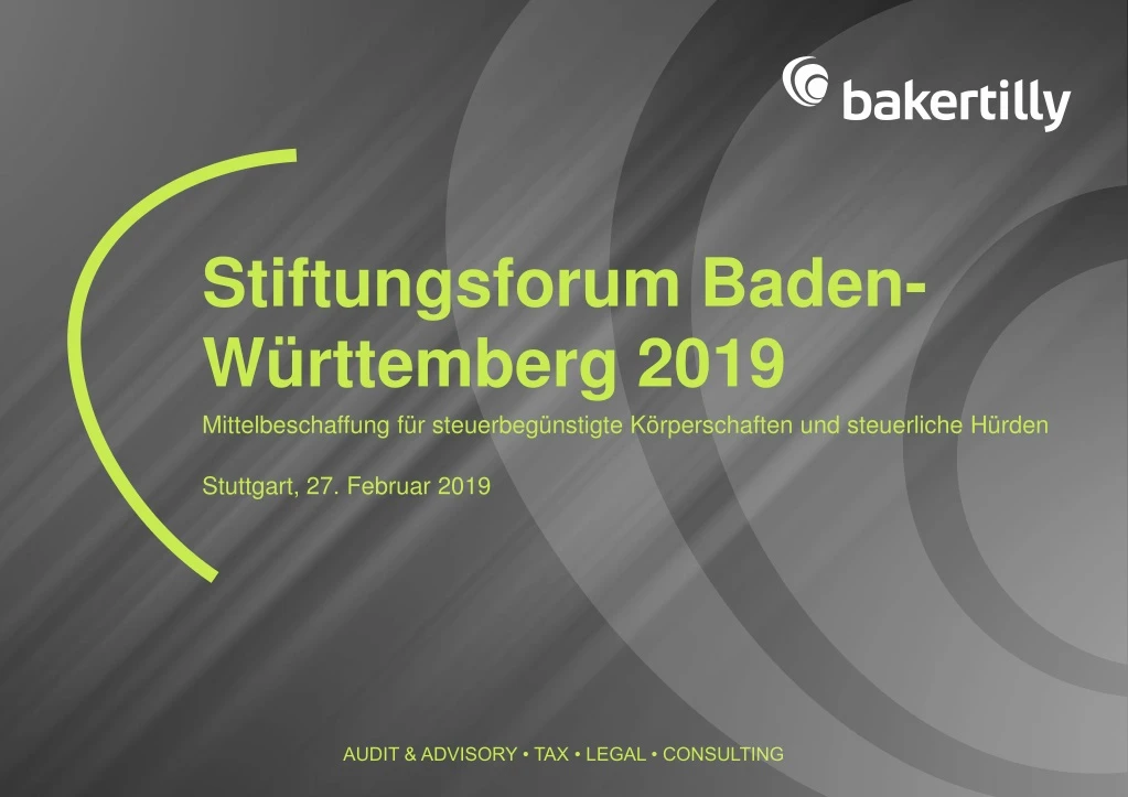 stiftungsforum baden w rttemberg 2019