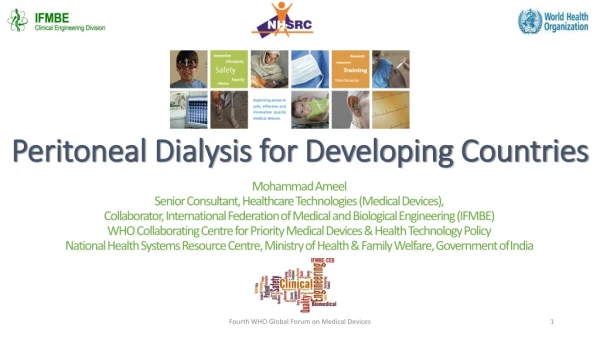 Peritoneal Dialysis for Developing Countries