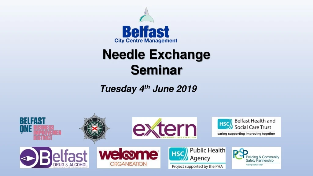 needle exchange seminar