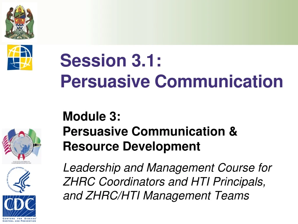session 3 1 persuasive communication
