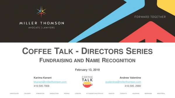 Coffee Talk - Directors Series
