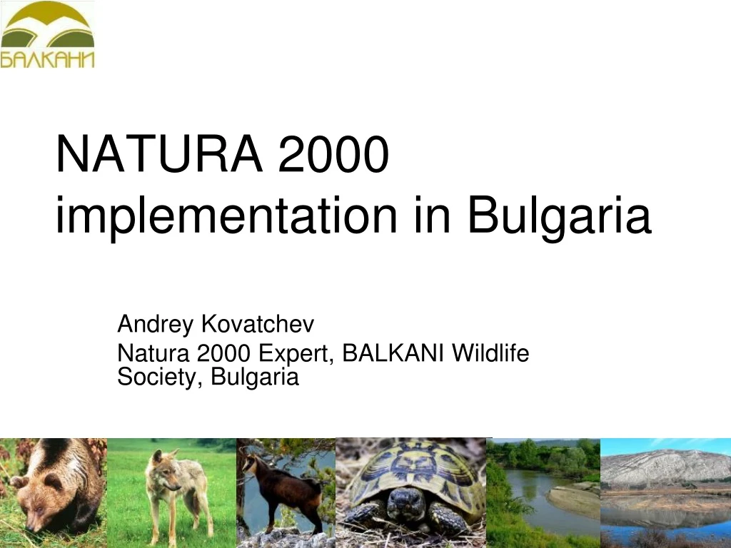 natura 2000 implementation in bulgaria