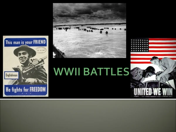 WWII BATTLES