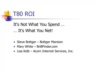 Maximizing ROI with Effective Reservation Tracking - slide 1