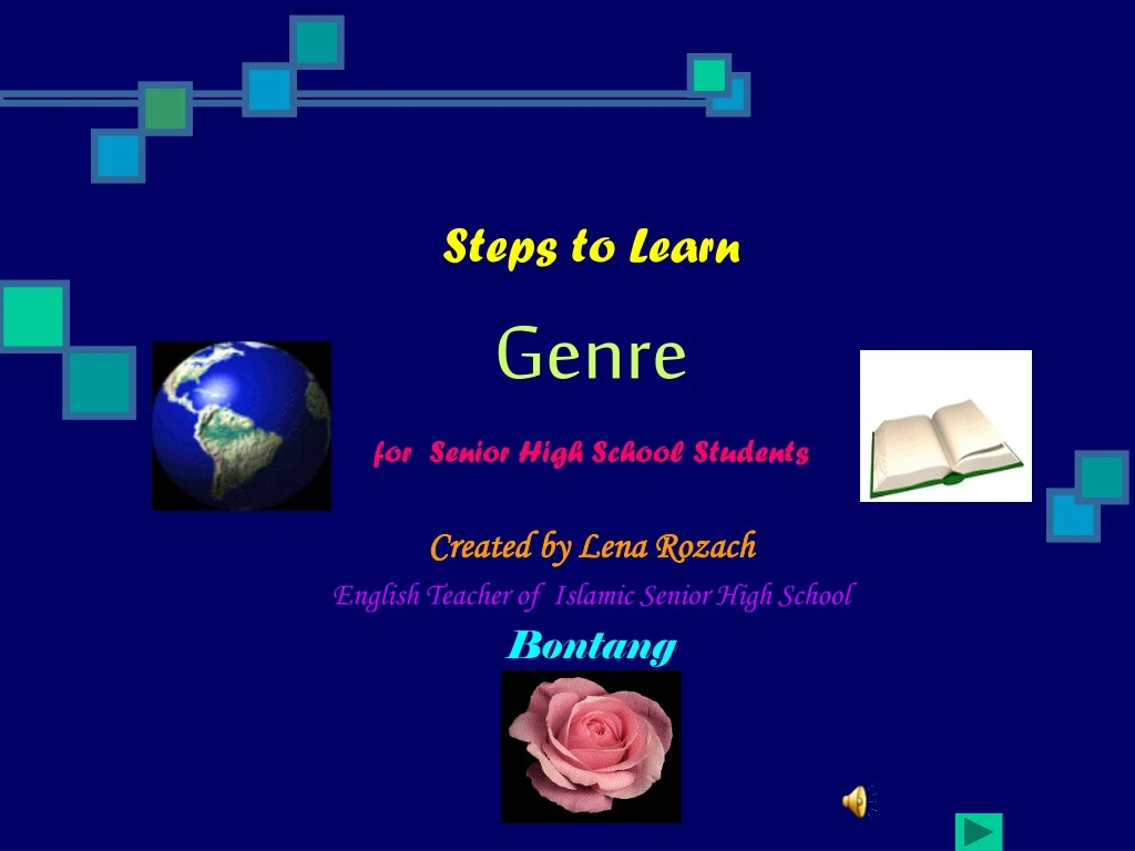 steps to learn genre for senior high school