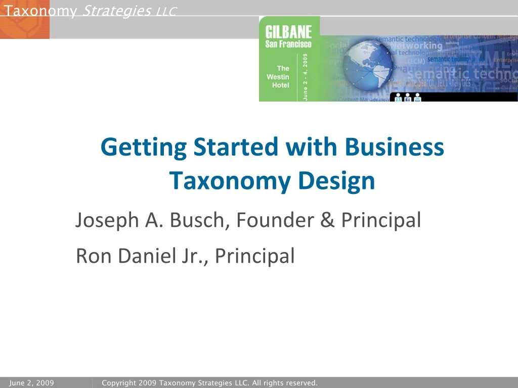 getting started with business taxonomy design