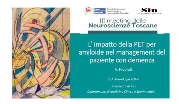 L’ impatto della PET per amiloide nel management del paziente con demenza