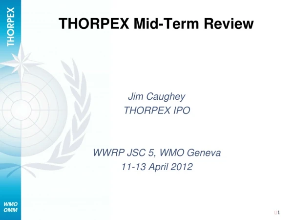 THORPEX Mid-Term Review