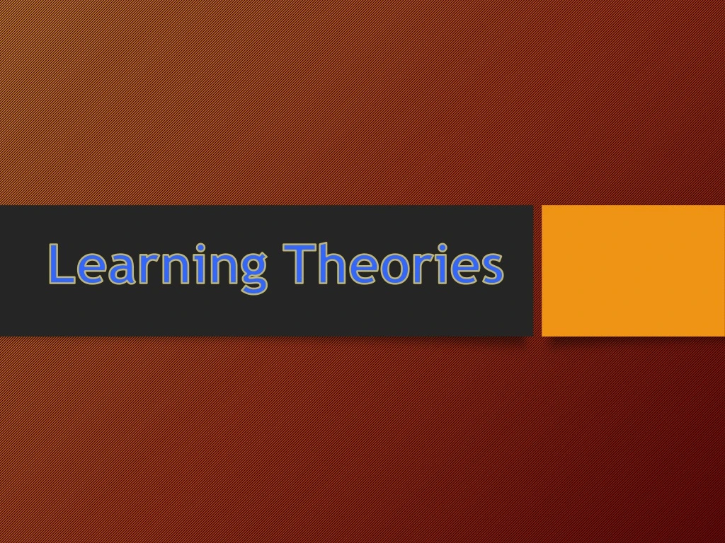 learning theories