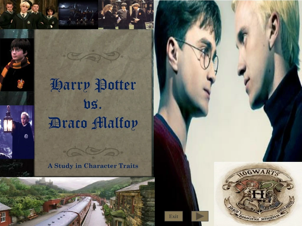 harry potter vs draco malfoy a study in character