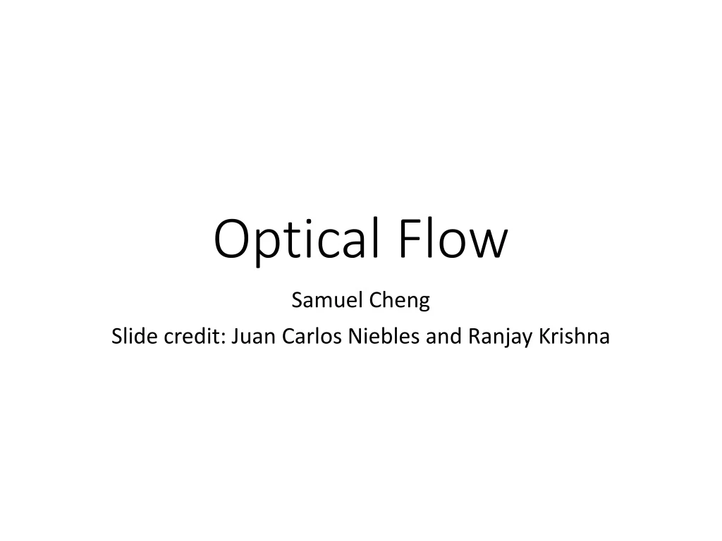 optical flow