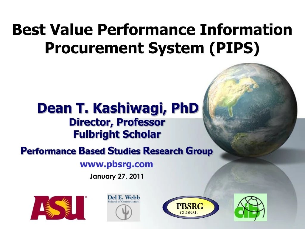 best value performance information procurement system pips