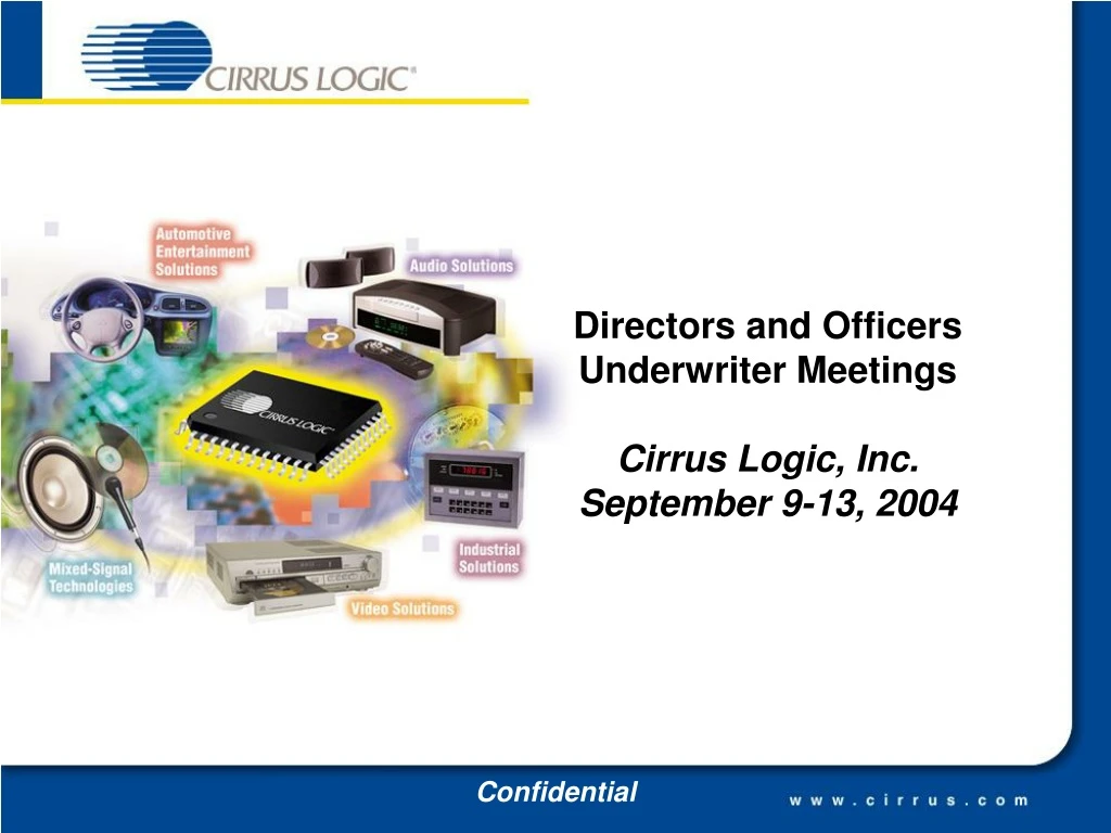 directors and officers underwriter meetings