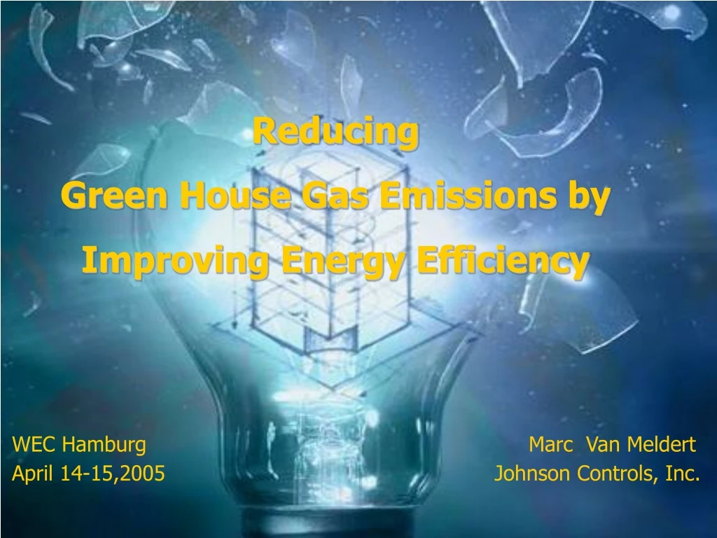 reducing green house gas emissions by improving