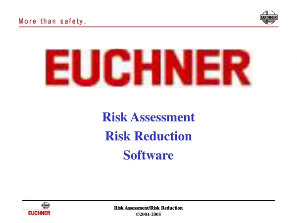 Risk Assessment Risk Reduction Software