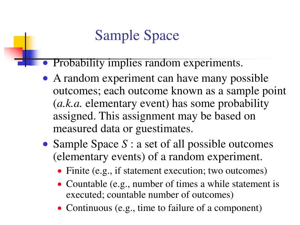 sample space