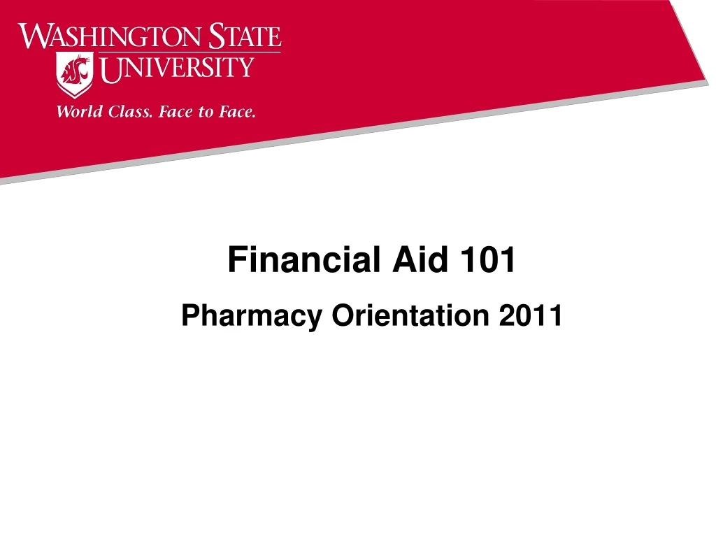 financial aid 101