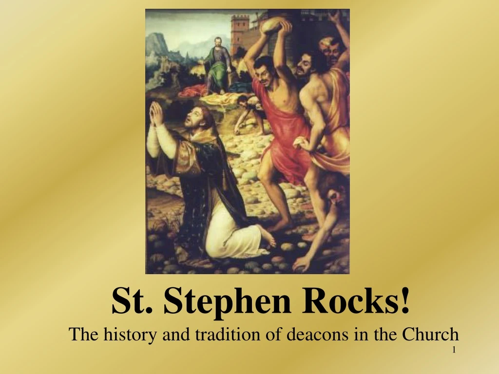 st stephen rocks the history and tradition