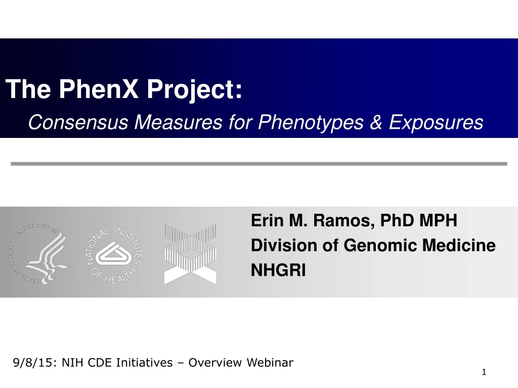 the phenx project consensus measures for phenotypes exposures