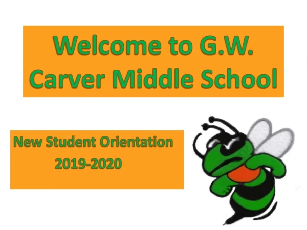 Welcome to G.W. Carver Middle School