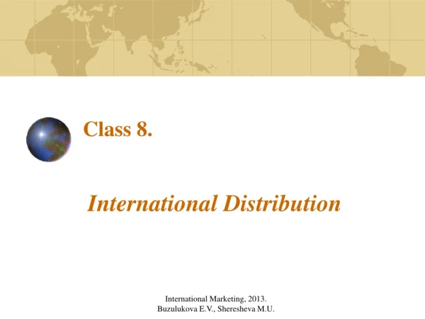 International Distribution