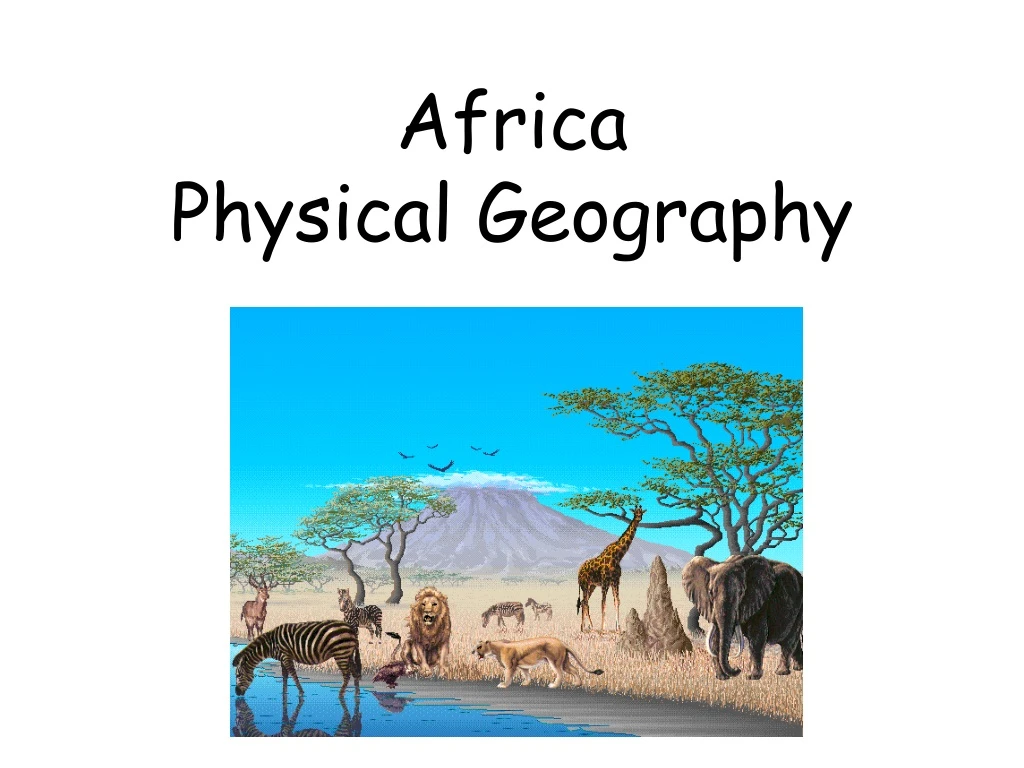 africa physical geography