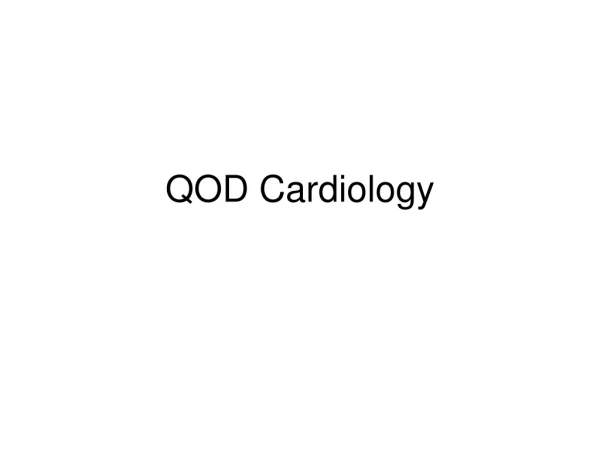 QOD Cardiology