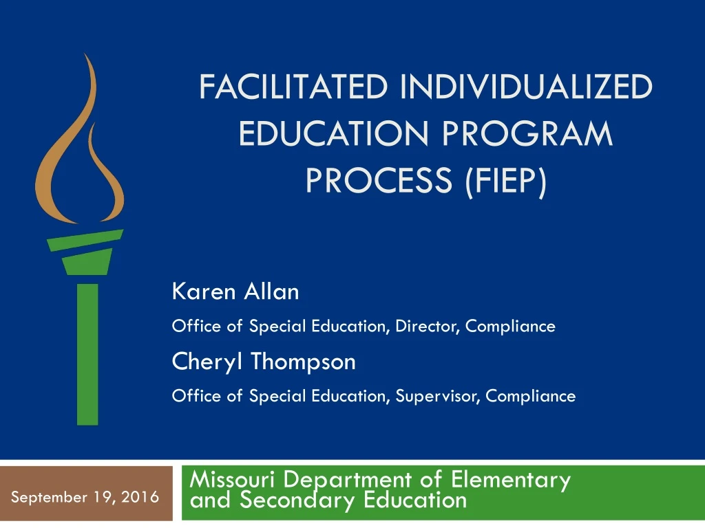 facilitated individualized education program process fiep
