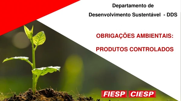 Departamento de  Desenvolvimento Sustentável  - DDS