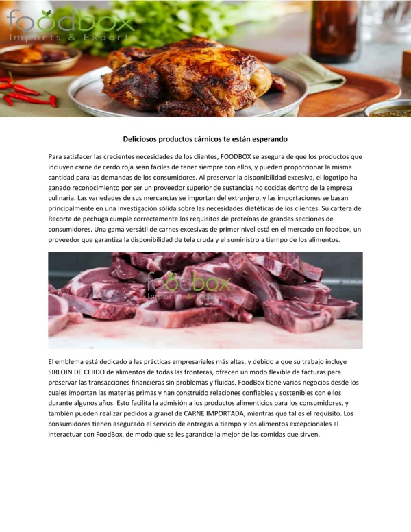deliciosos productos c rnicos te est n esperando