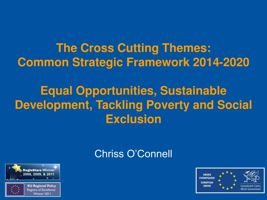 the cross cutting themes common strategic