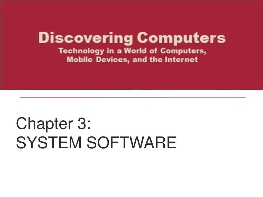 chapter 3 system software