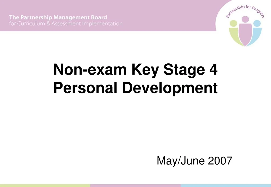 non exam key stage 4 personal development