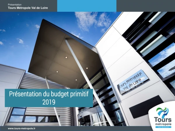 Présentation du budget primitif 2019