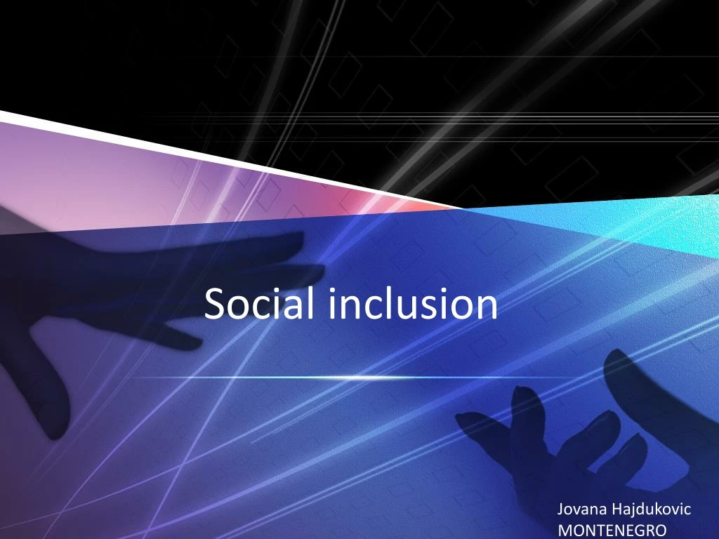 social inclusion