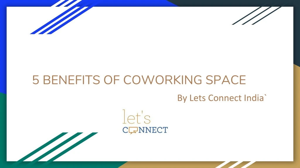 5 benefits of coworking space