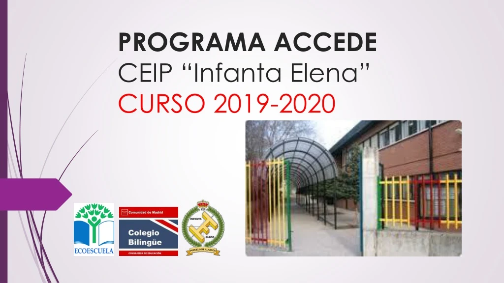 programa accede ceip infanta elena curso 2019 2020