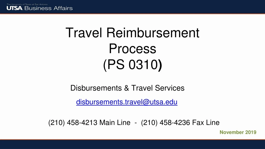 travel reimbursement process ps 0310