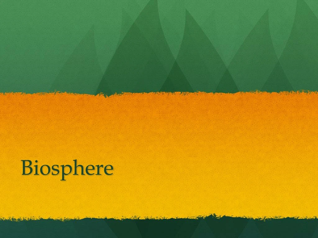biosphere