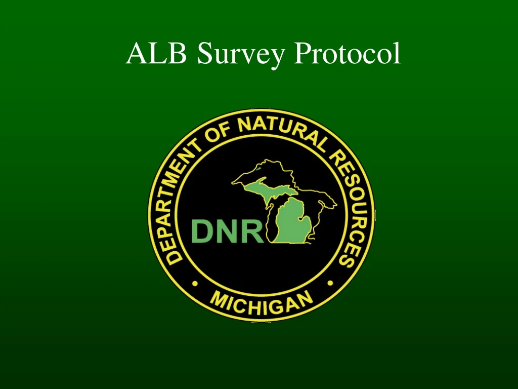 alb survey protocol