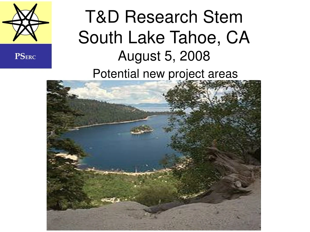 t d research stem south lake tahoe ca august 5 2008