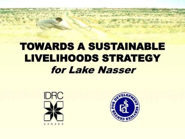 TOWARDS A SUSTAINABLE LIVELIHOODS STRATEGY for Lake Nasser
