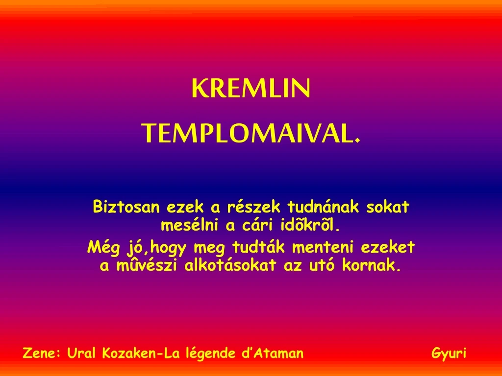 kremlin templomaival