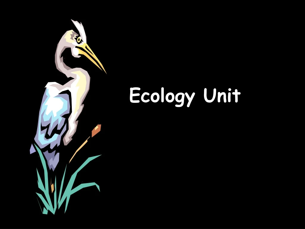 ecology unit