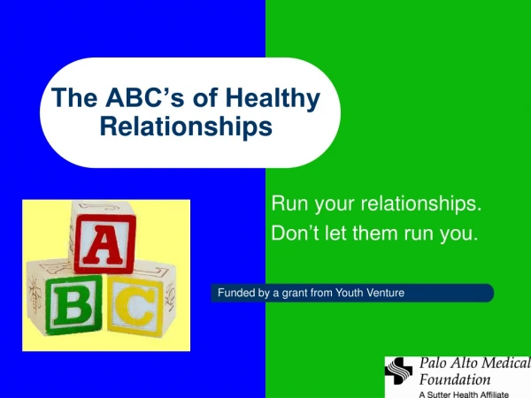 The ABC’s of Healthy Relationships