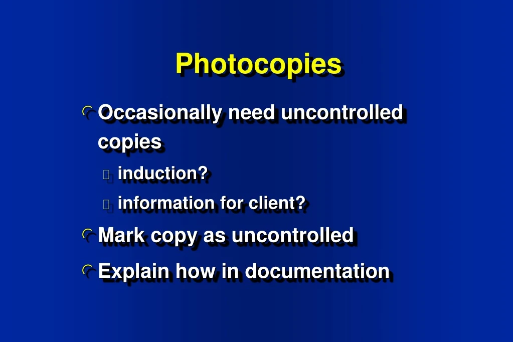photocopies