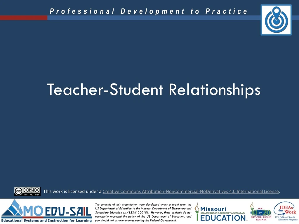 teacher student relationships
