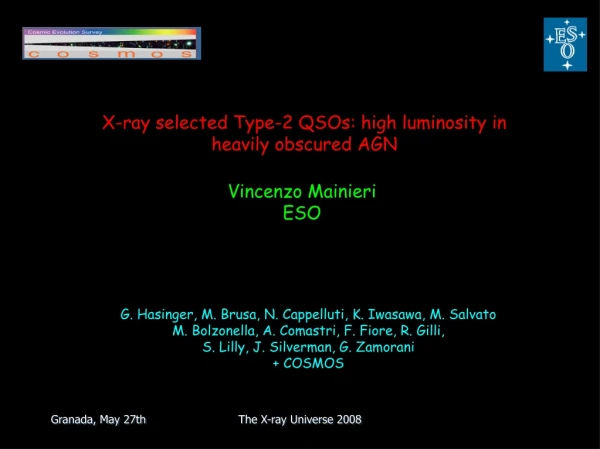 X-ray selected Type-2 QSOs: high luminosity in heavily obscured AGN