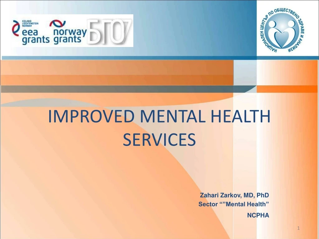 improved mental health services